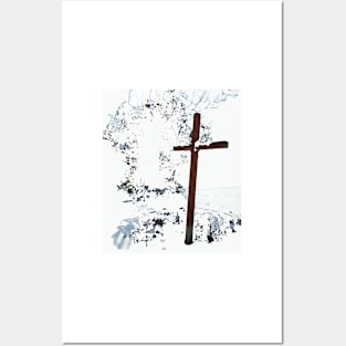 Cross in the Snow Posters and Art